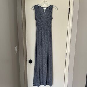 Max Studio Slate Gray Sleeveless Maxi Dress